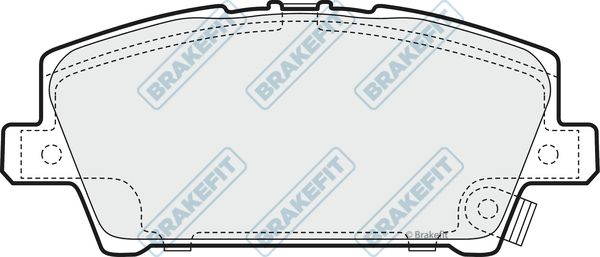 APEC BRAKING Комплект тормозных колодок, дисковый тормоз PD3302